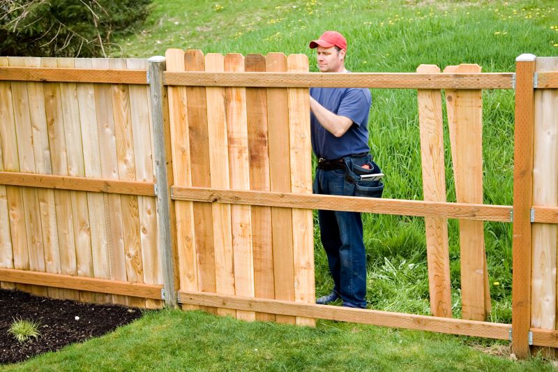 Redwood Fence Repair detail