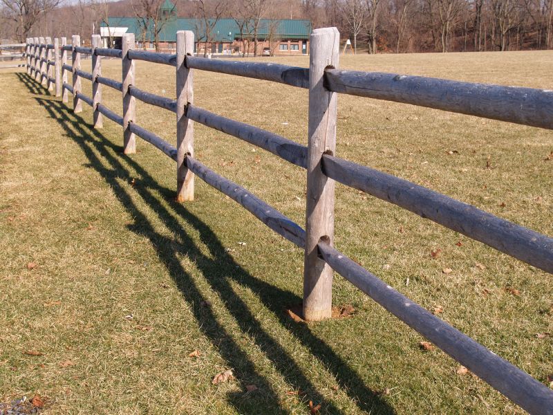 Rustic Fence Installation